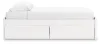 Ashley Furniture EB9630B23 Ashley Furniture EB9630B23 Onita - King Platform Bed With 1 Side Storage - White