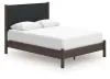 Ashley Furniture PCB2614B12 Pamytta - Queen Upholstered Panel Platform Bed - Brown
