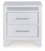 Ashley Furniture PCB392-92 Jarlee - Two Drawer Night Stand - White