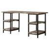 CoasterEveryday 801551 Kemper - 4-Shelf Writing Desk - Weathered Brown
