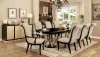 Furniture of America CM3353T-TABLE Ornette - Dining Table - Espresso / Champagne