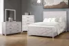 New Classic 00-3314-14C New Classic 00-3314-14C Biscayne - 6/6 Eastern King 4 Piece Bedroom Set (Bed & Dresser & Mirror & Chest) - Driftwood
