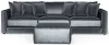 Jackson Furniture Industries 2245/37/31/36/12-23 Jackson Furniture Industries 2245/37/31/36/12-23 Remington - 3 Piece Modular Sofa And 1 Included Cocktail Ottoman - Slate