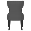 Coaster Fine Furniture 115562 Baney - Fabric Upholstered Dining Side Chair - Gray And Black
