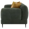 Coaster Fine Furniture 509132 Jade - Chenille Upholstered Modern Track Arm Loveseat - Green