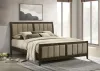 Coaster Fine Furniture 224421KW Wilkes - Upholstered California King Bed - Dark Cocoa