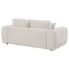 Coaster Fine Furniture 504956 Burnett - Chenille Upholstered Wide Arm Loveseat - Ivory