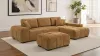 Coaster Fine Furniture 509344 Octavia - Fabric Upholstered Rectangular Ottoman - Amber