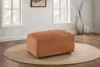 Coaster Fine Furniture 504954 Burnett - Chenille Upholstered Ottoman - Burnt Orange