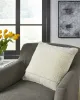 Ashley Furniture A1001004P Ashley Furniture A1001004P Rowcher - Pillow - Gray / White