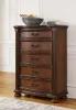Ashley Furniture B764/31/36/46/50/72/97 Ashley Furniture B764/31/36/46/50/72/97 Lavinton - 6 Pc. - Dresser, Mirror, Chest, King Poster Bed - Brown