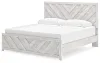 Ashley Furniture B3788B7 Ashley Furniture B3788B7 Cayboni - King Panel Bed - Whitewash