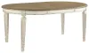 Ashley Furniture D743/35/01(6) Realyn - 7 Pc. - Oval Extension Table, 6 Ladderback Side Chairs - White