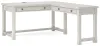 Ashley Furniture H742H1 Ashley Furniture H742H1 Robbinsdale - L-Shaped Home Office Desk - Antique White
