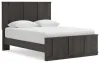 Ashley Furniture PCB3167B4 Shaehartin - Queen Panel Platform Bed - Dark Brown