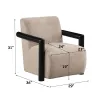 ACME AC03812 Jetta - Accent Chair - Latte & Black
