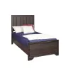 Samuel Lawrence Furniture S462-YBR-K1 Granite Falls - Twin Bed with Panel Headboard - Espresso Brown