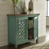Liberty Furniture 2011-AC3836 Liberty Furniture 2011-AC3836 Kensington - 2 Door Accent Cabinet - Turquoise / Worn Wood Tone