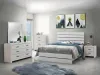 CoasterEveryday 207051Q-S5 Brantford - 5 Piece Queen Bedroom Set - Coastal White