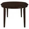 CoasterEveryday 100770 Gabriel - Oval Extension Leaf Dining Table - Cappuccino