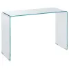 CoasterEssence 705329 Ripley - Tempered Bent Glass Entryway Console Table - Clear