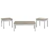 Coaster Fine Furniture 709950 Stacie - 3 Piece Coffee Table Set - Distressed Pine