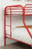 Furniture of America CM-BK931RD-TF Opal - Twin Over Full Bunk Bed - Red