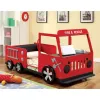 Furniture of America CM7767-BED Rescuer - Twin Bed - Red / Black