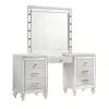 New Classic 02-9698W-VM New Classic 02-9698W-VM Valentino - Vanity Table & Mirror - White