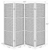 Coaster Fine Furniture 961638 Browning - 4-Panel Bamboo Room Divider Folding Screen - Walnut
