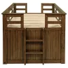 Coaster Fine Furniture 400716T Carlsbad - Wood Twin Captains Bed With Trundle - Medium Brown