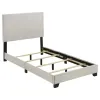 Coaster Fine Furniture 300852T Dorian - Fabric Upholstered Twin Panel Bed - Cream