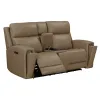 Liberty Furniture 7021TO-23P Liberty Furniture 7021TO-23P Camden - Loveseat With Console P3 & ZW - Aline Toast