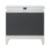 Liberty Furniture 781-BR61 Reflections - Nightstand With Lights and Charging Station - Pearl White