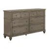 Liberty Furniture 104G-BR31 Liberty Furniture 104G-BR31 Twin Lakes - 6 Drawer Dresser - Gray