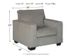 Ashley Furniture 8721420 Ashley Furniture 8721420 Altari - Chair - Alloy