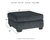 Ashley Furniture 8721308 Ashley Furniture 8721308 Altari - Oversized Accent Ottoman - Slate
