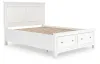 Ashley Furniture B680B20 Ashley Furniture B680B20 Fortman - Queen Panel Storage Bed - White