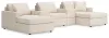 Ashley Furniture 92103S44 Ashley Furniture 92103S44 Modmax - 5-Piece Pit Sectional With Storage Consoles - Oyster