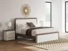 Ashley Furniture PCB1108B8 Kendanport - King Upholstered Bed - White / Brown