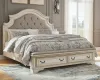 Ashley Furniture B743B20 Ashley Furniture B743B20 Realyn - King Upholstered Bed - Two-tone
