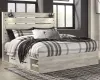Ashley Furniture B192B19 Ashley Furniture B192B19 Cambeck - King Panel Bed With Side Storage Drawers - Whitewash