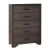 Samuel Lawrence Furniture S462-440 Granite Falls - 5-Drawer Kids Chest - Espresso Brown