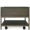 Riverside Furniture 92802 Hyde - Rectangular Cocktail Table - Dark Brown