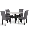 New Classic D400-11 Celeste - Round Dining Table - Espresso
