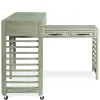 Riverside Furniture 57832 Fresh Perspectives - Swivel Desk - Dark Gray