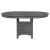 CoasterEveryday 108211 Lavon - Oval Extension Leaf Dining Table - Medium Gray