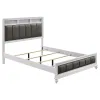 CoasterEveryday 205891KW-S4 Barzini - California King 4 Piece Bedroom Set - White