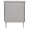 CoasterElevations 508463 Avonlea - Velvet Upholstered Sloped Arm Chair - Pearl Silver