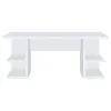 CoasterEssence 801455 Alice - 4-Shelf Engineered Wood Writing Desk - White